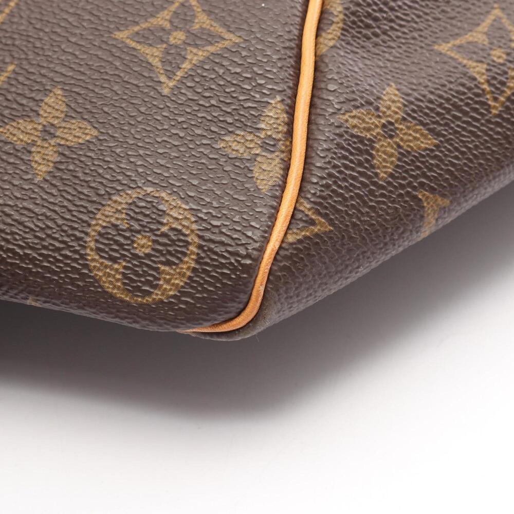 LOUIS VUITTON Brown Monogram Leather Keepall 45 Boston Bag - Picture 8 of 14